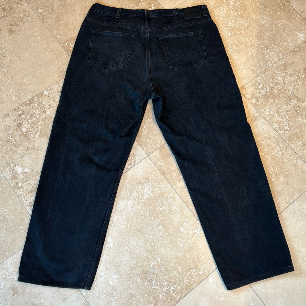 Harley-Davidson Vintage Baggy Black Denim Jeans